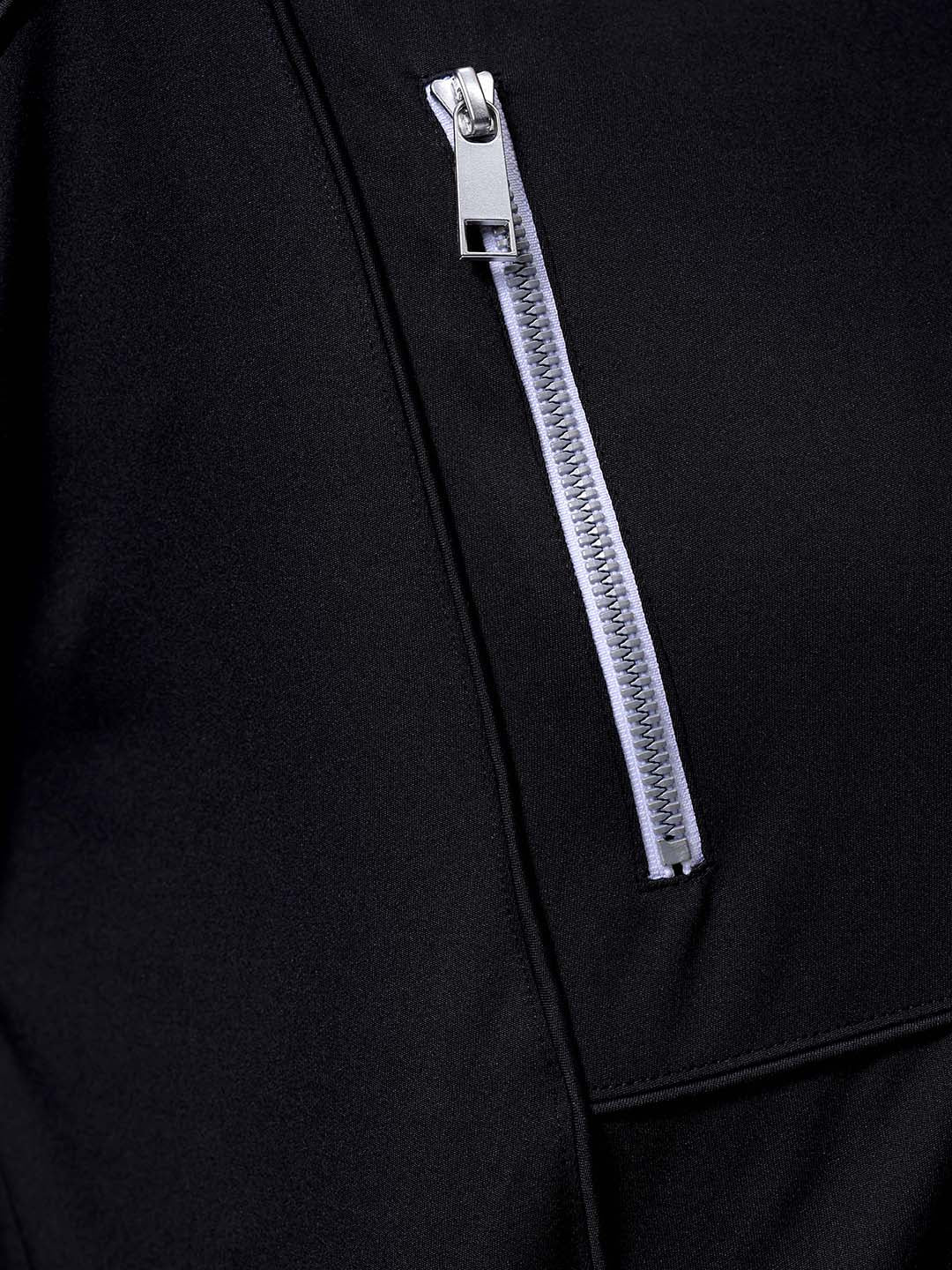 Men's Black Boxy Fit Solid Korean Street Shirt - Image 7