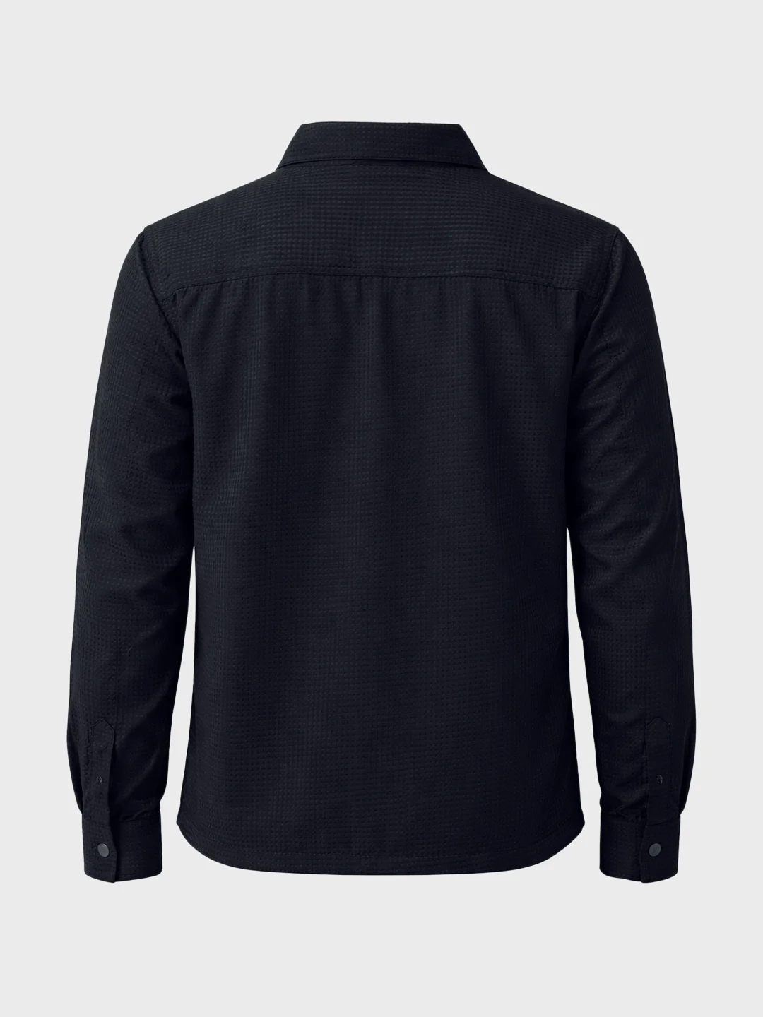 Men's Black Regular Fit Casual Shirt - Image 4