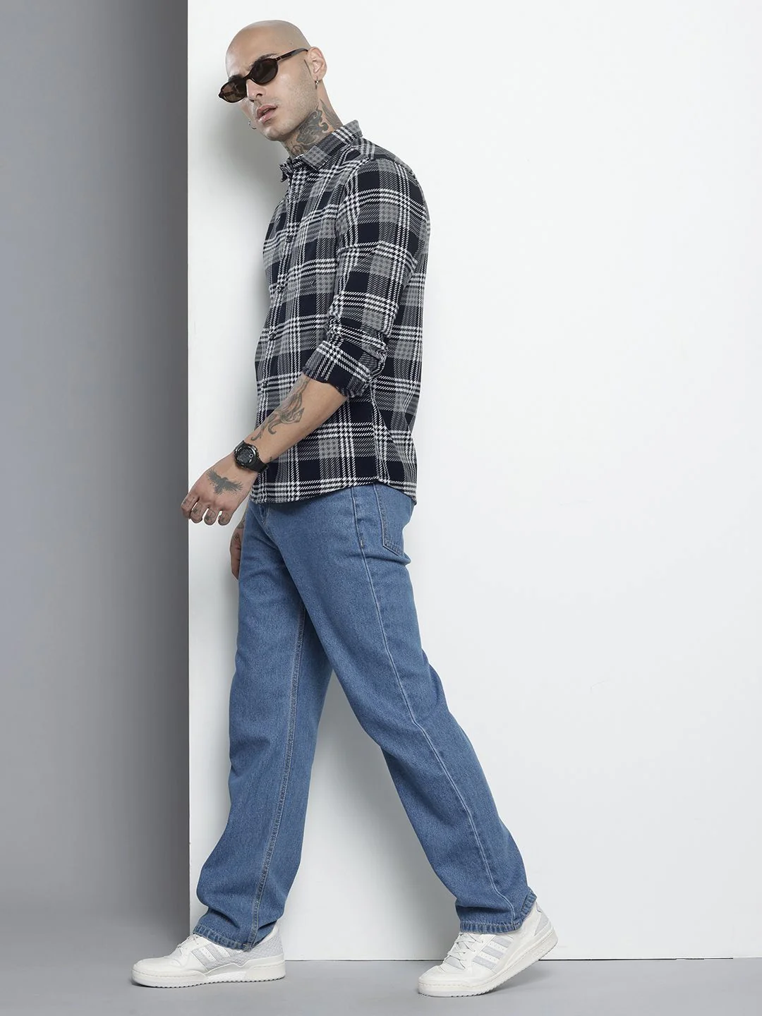 Men's Black Regular Fit Printed Casual Shirt - Image 4
