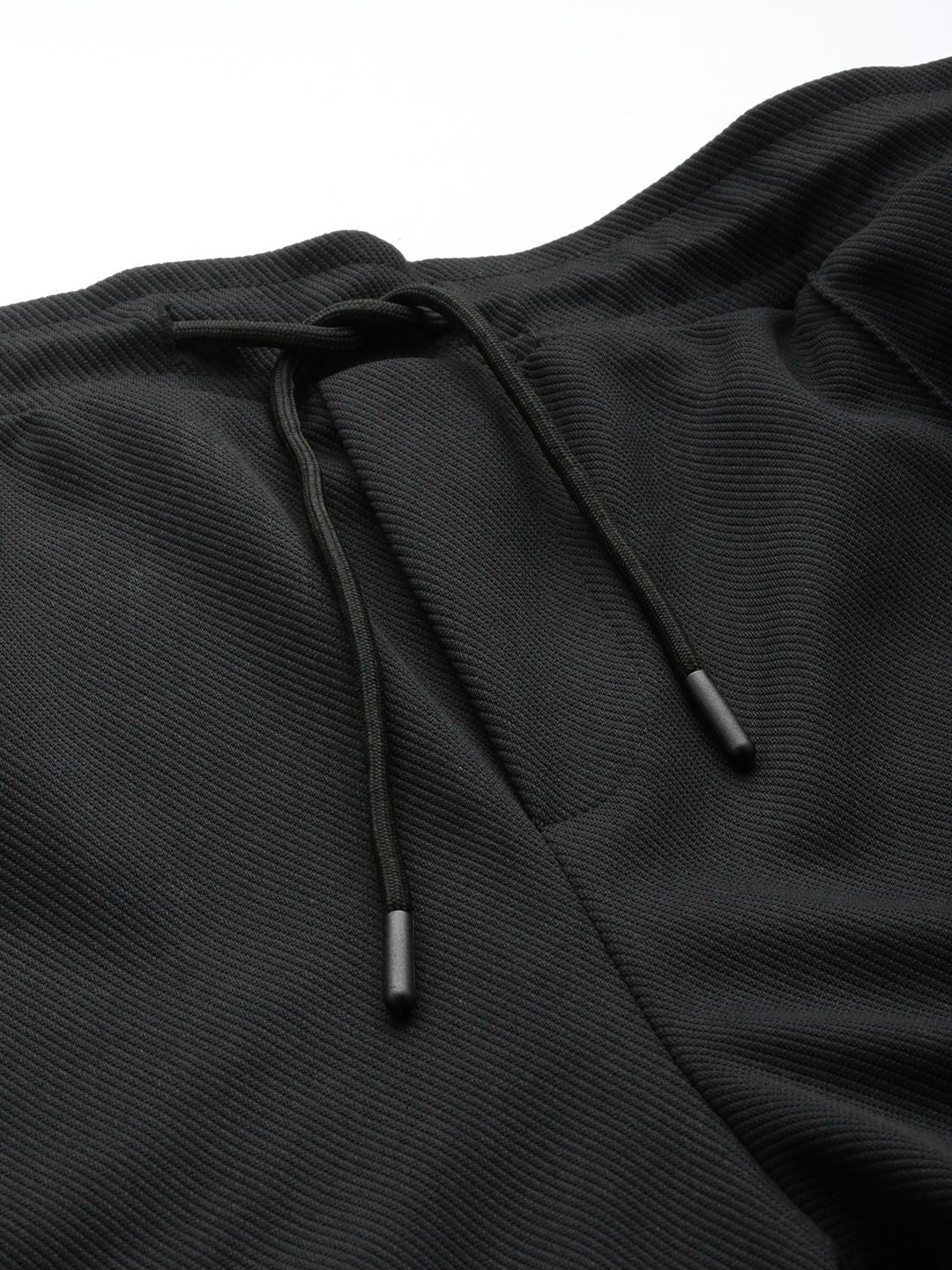 Men's Black Relaxed Fit Printed Street Wear Jogger - Image 7