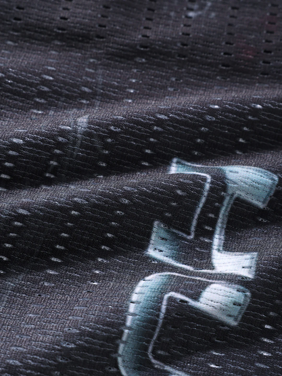 Men's Black Relaxed Fit Printed Resort Shirt - Image 7