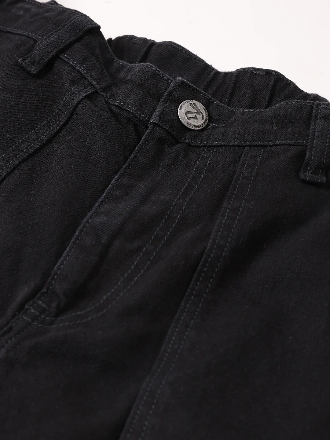 Men's Black Relaxed Fit The Eternity Series Jeans - Image 7