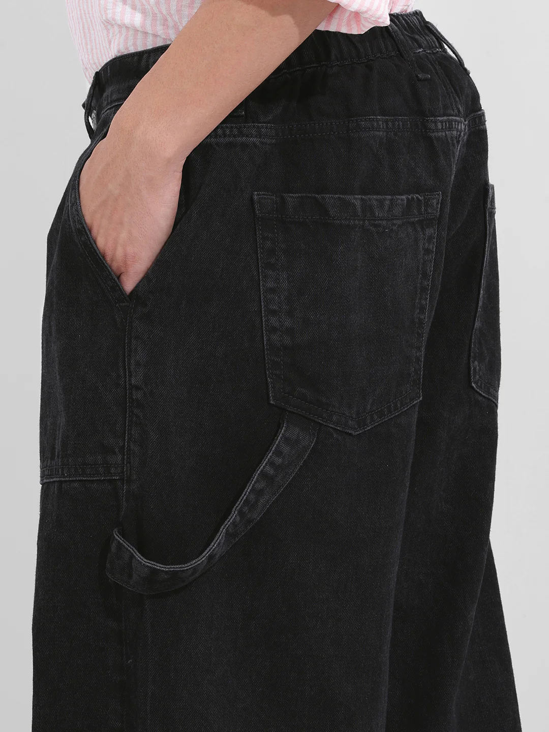Men's Black Relaxed Fit The Eternity Series Jeans - Image 6