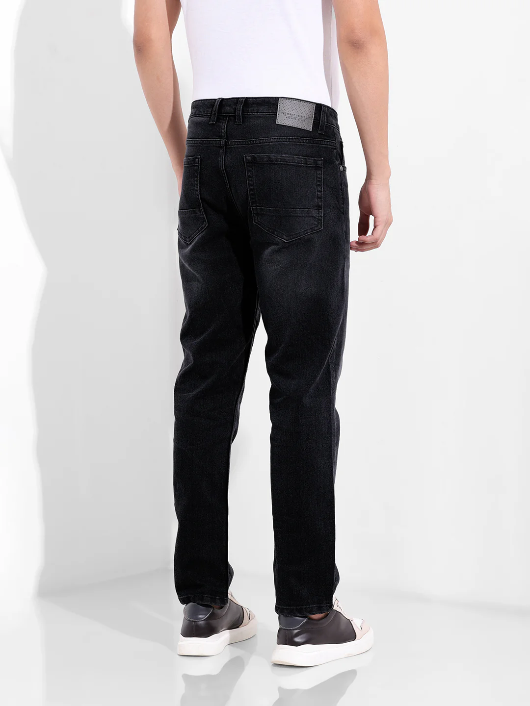 Men's Black Slim Fit The Eternity Series Jeans - Image 6