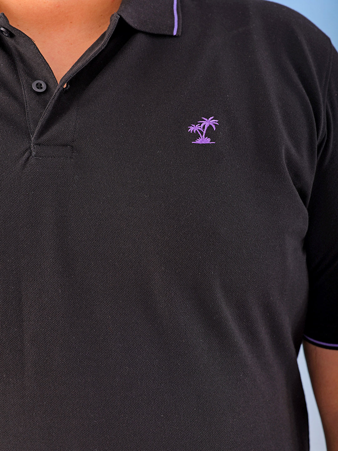 Men's Solid Plus Size T-Shirt - Image 6