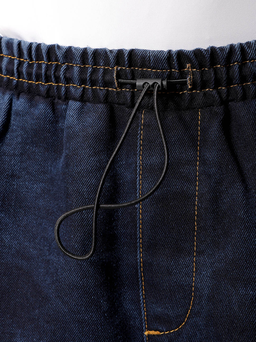 Men's Blue Baggy Fit Solid Utility Jeans - Image 6
