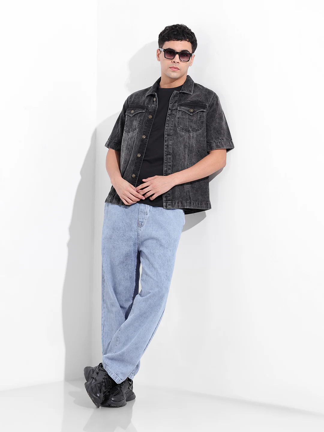 Men's Blue Loose Fit The Eternity Series Jeans - Image 2
