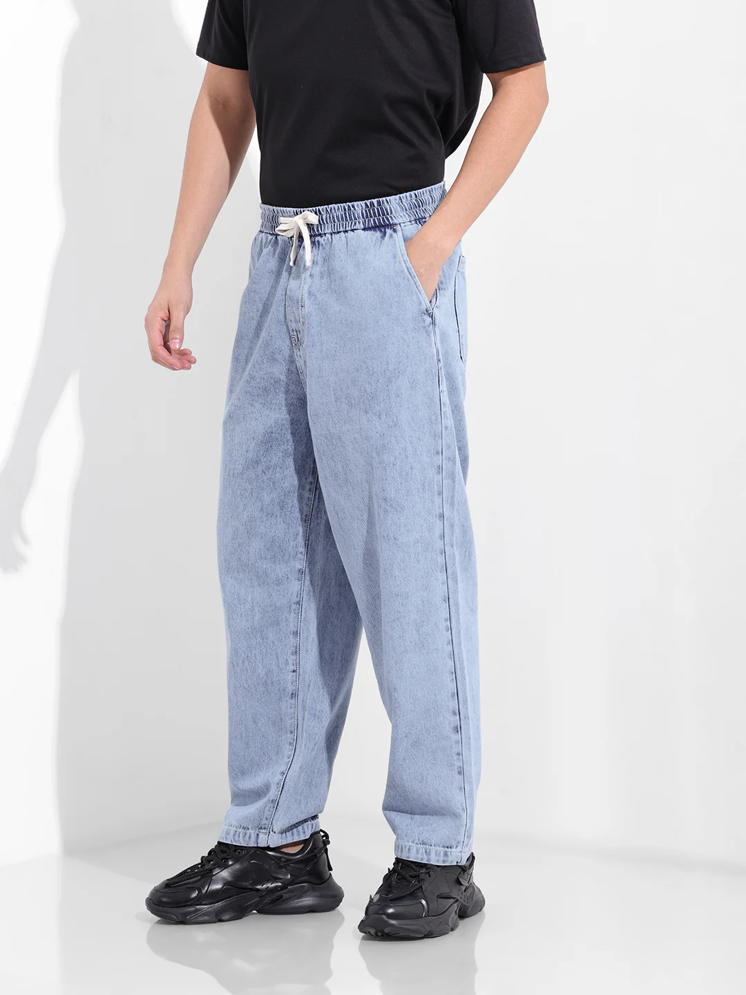 Men's Blue Loose Fit The Eternity Series Jeans - Image 3