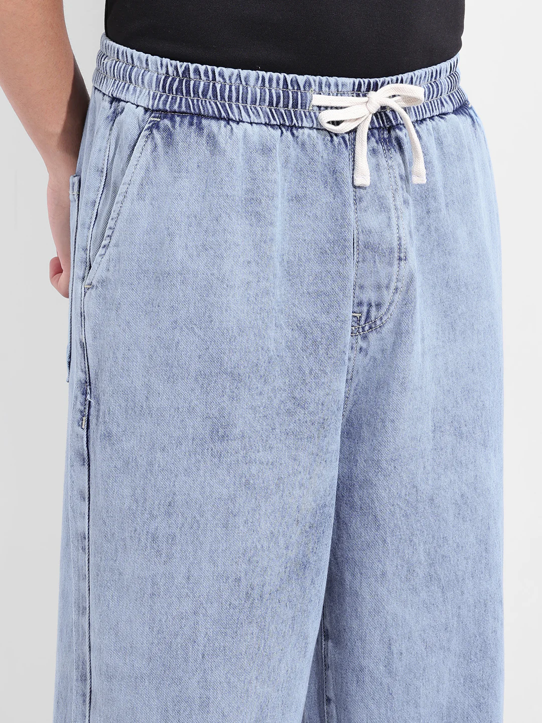 Men's Blue Loose Fit The Eternity Series Jeans - Image 5