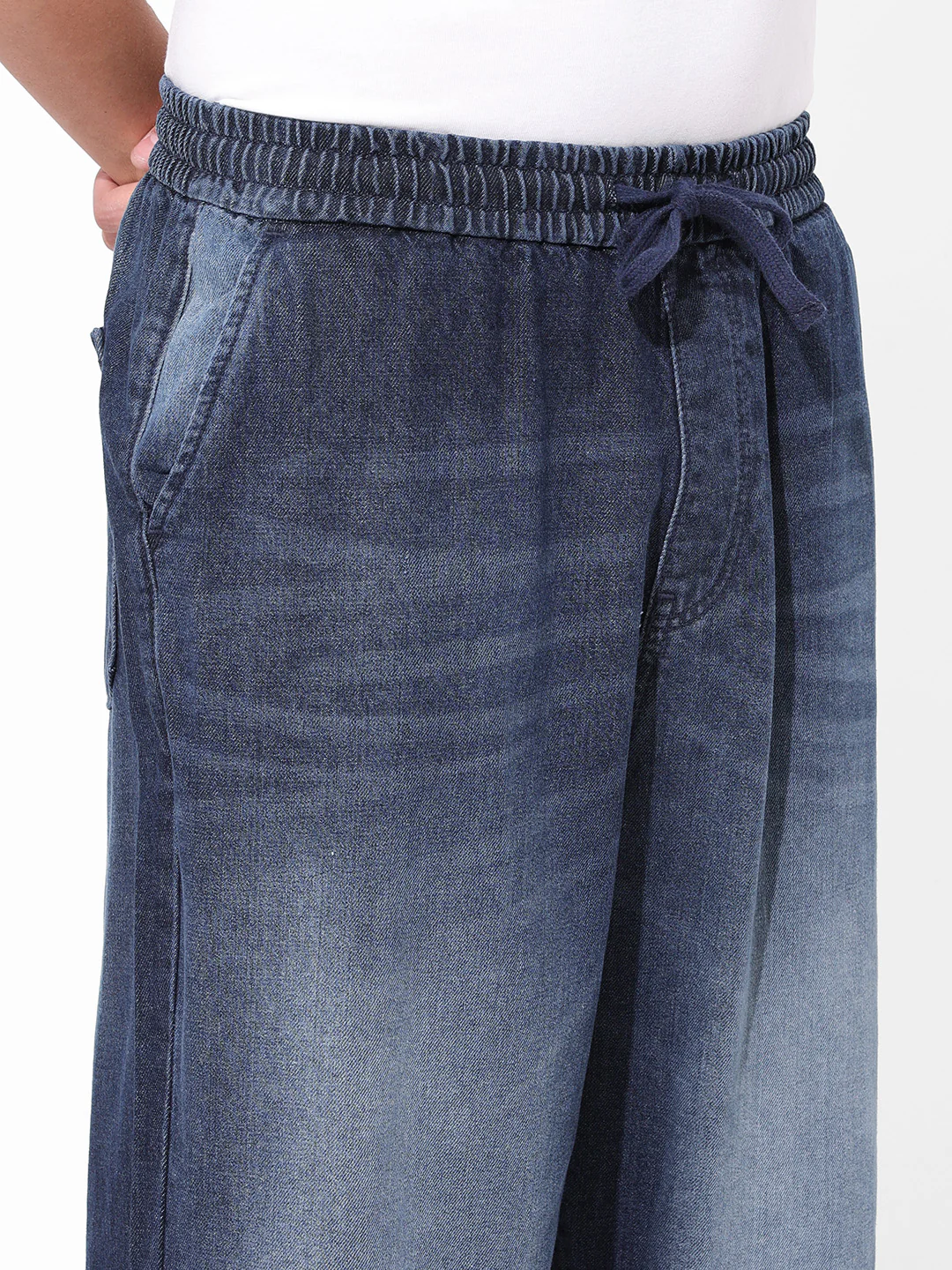 Men's Blue Loose Fit The Eternity Series Jeans - Image 4