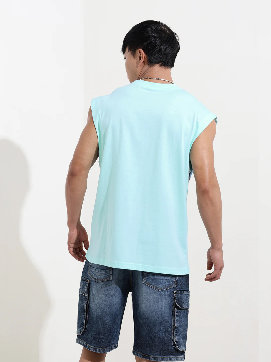 Men's Blue Oversized Tom&Jerry Character Merchandise T-Shirt - Image 7