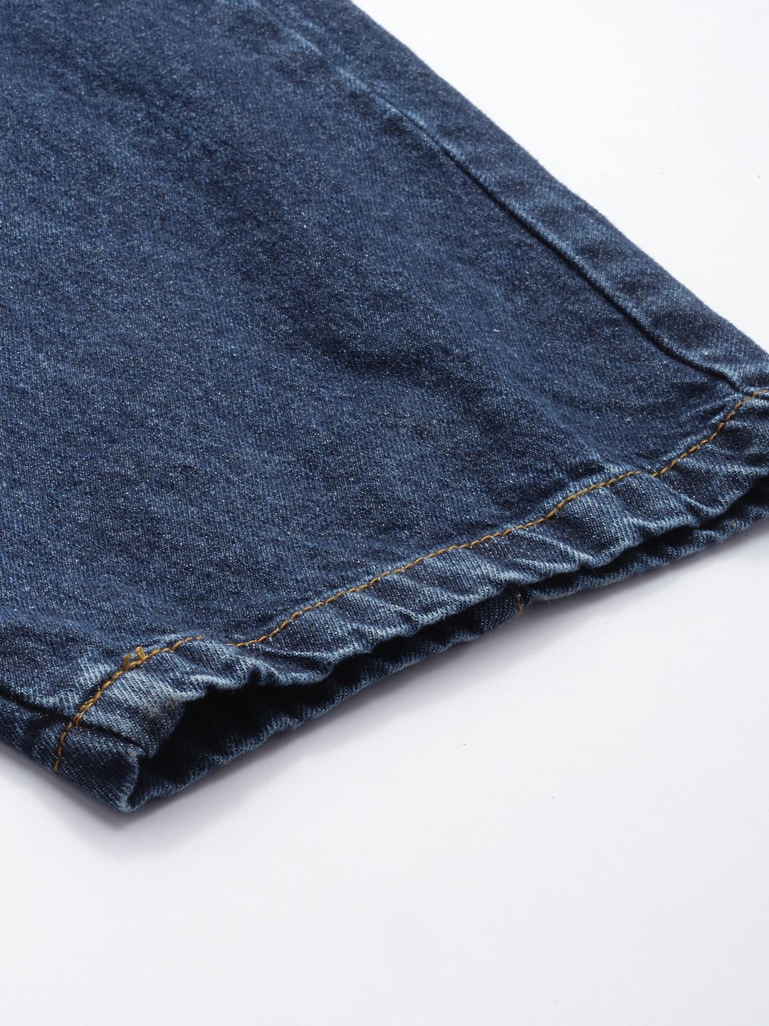 Men's Blue Skater Fit Solid Street Wear Jeans - Image 7