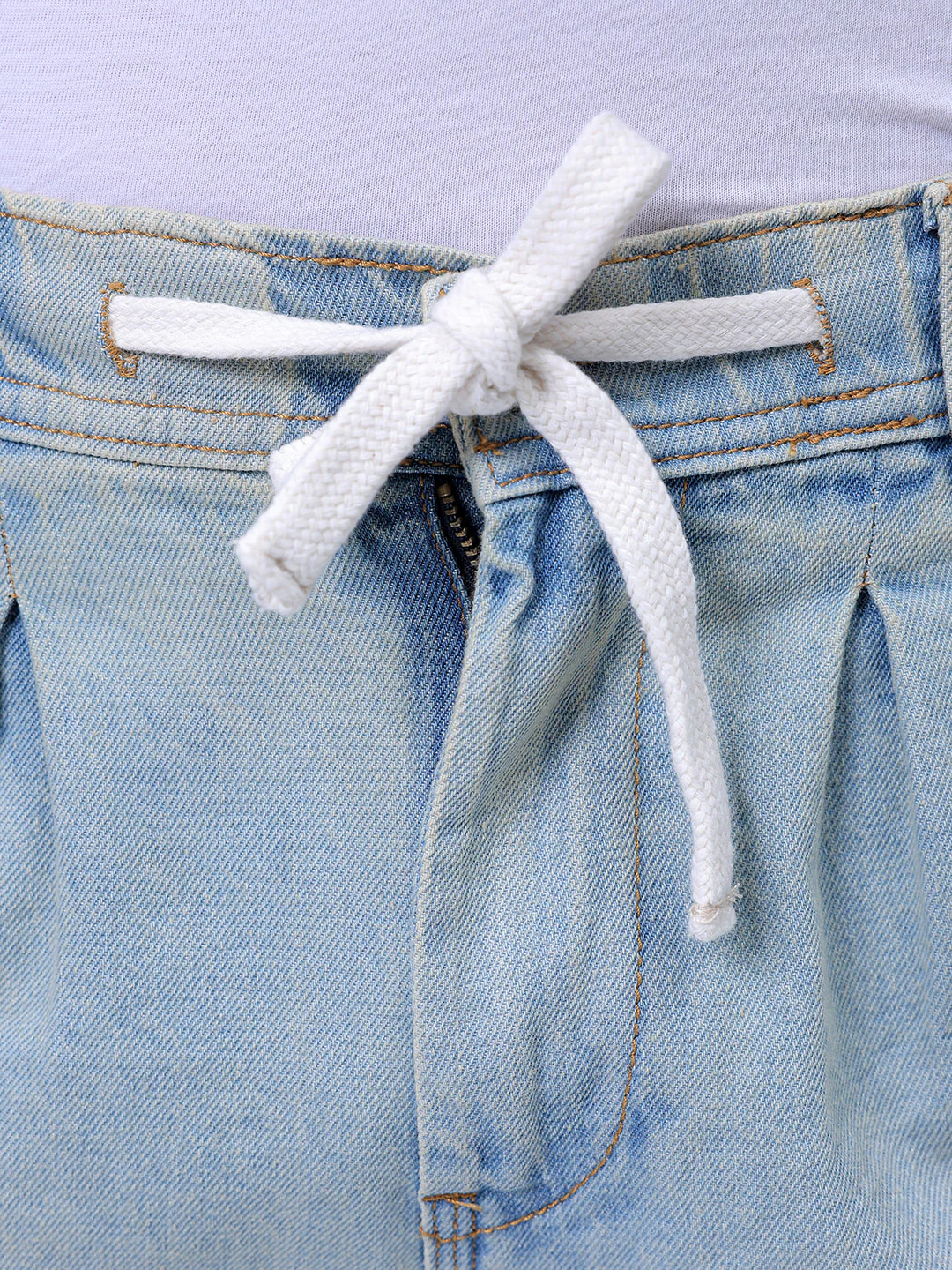 Men's Vintage Blue Relaxed Fit Solid Utility Jeans - Image 6