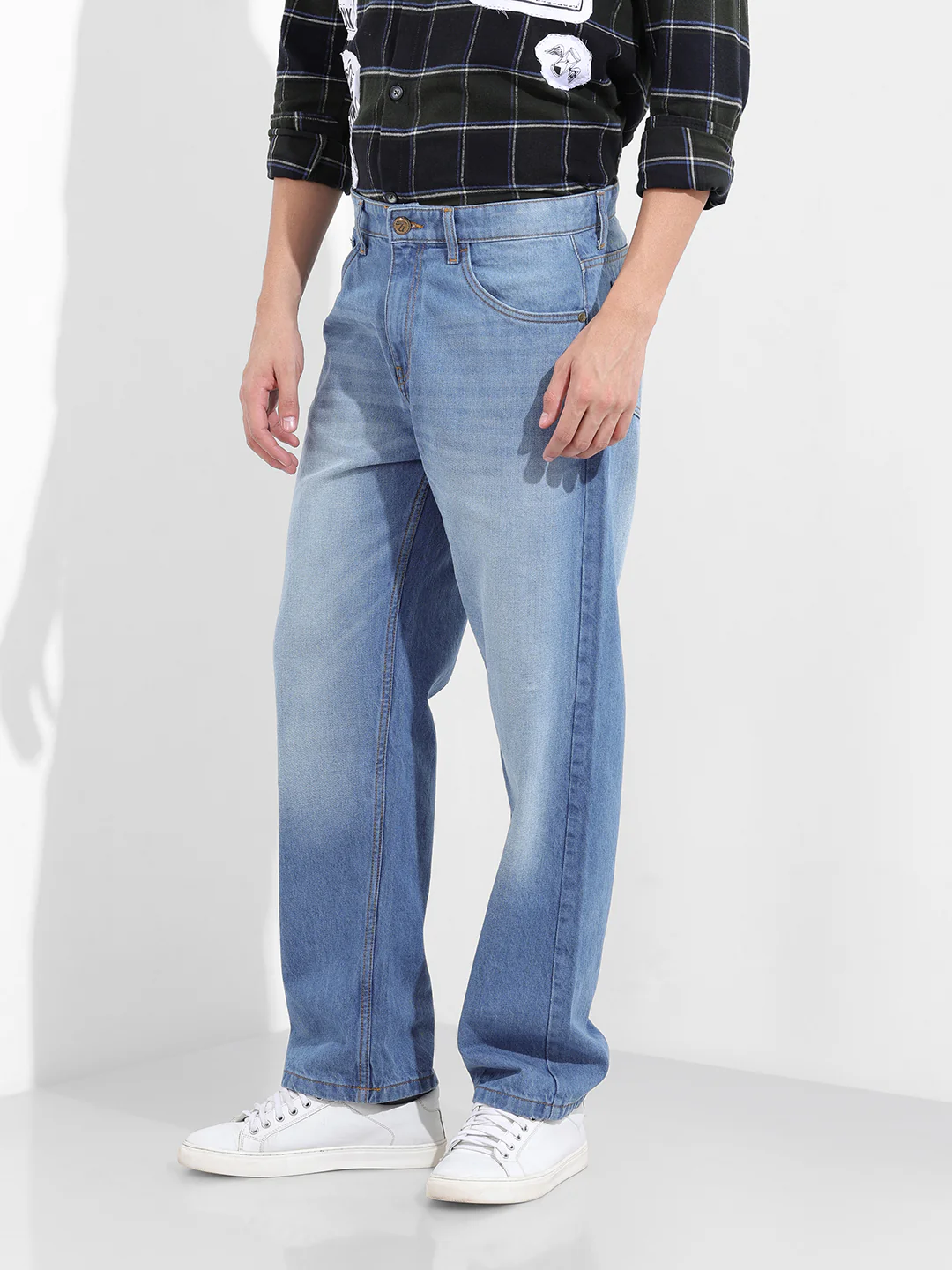 Men's Blue Relaxed Fit The Eternity Series Jeans - Image 2