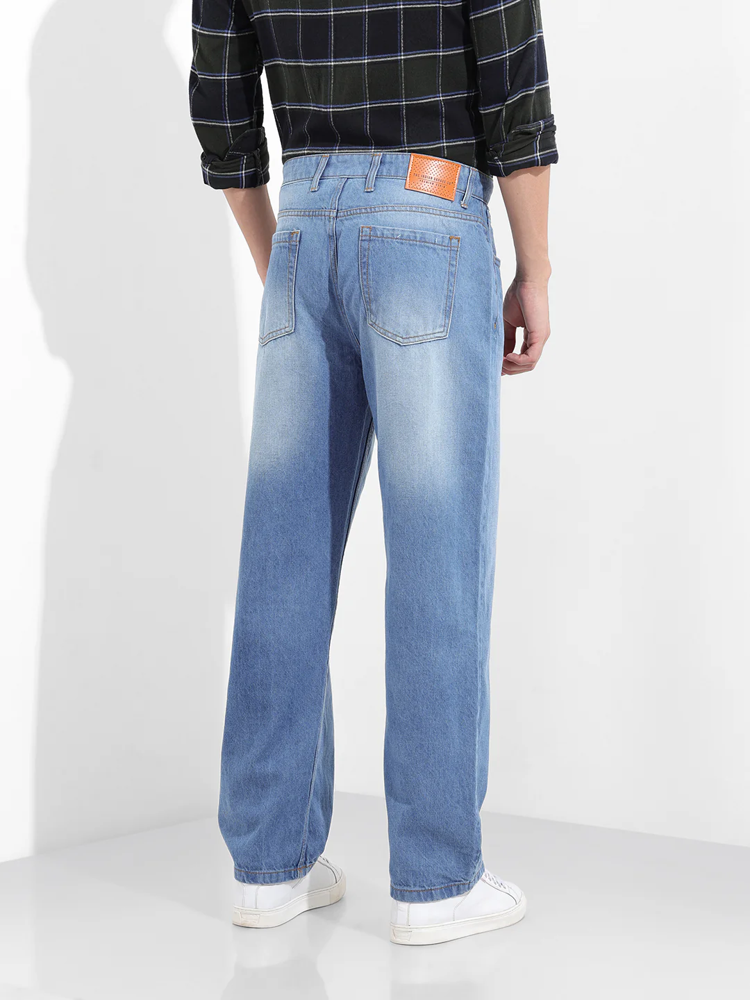 Men's Blue Relaxed Fit The Eternity Series Jeans - Image 4