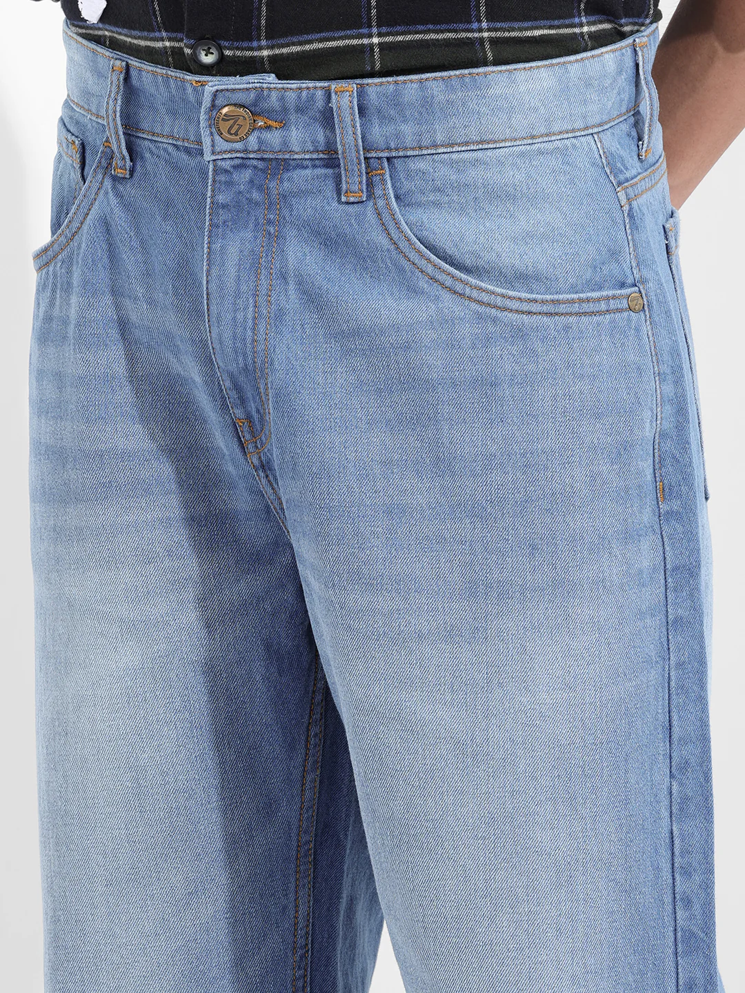 Men's Blue Relaxed Fit The Eternity Series Jeans - Image 5