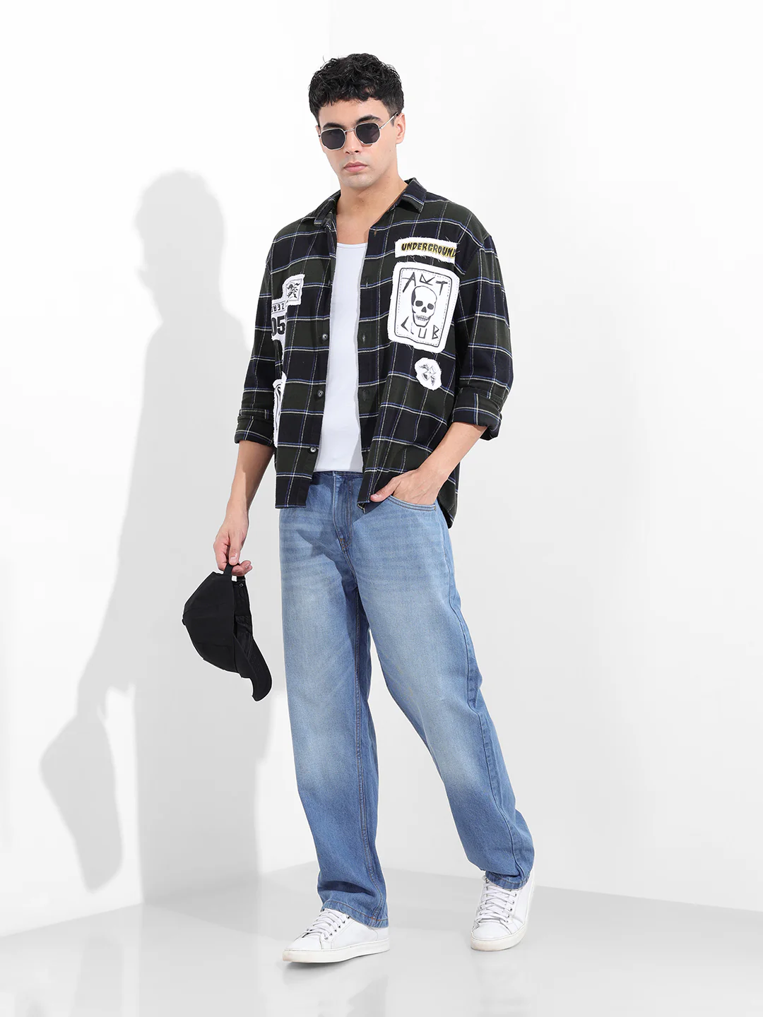 Men's Blue Relaxed Fit The Eternity Series Jeans - Image 7