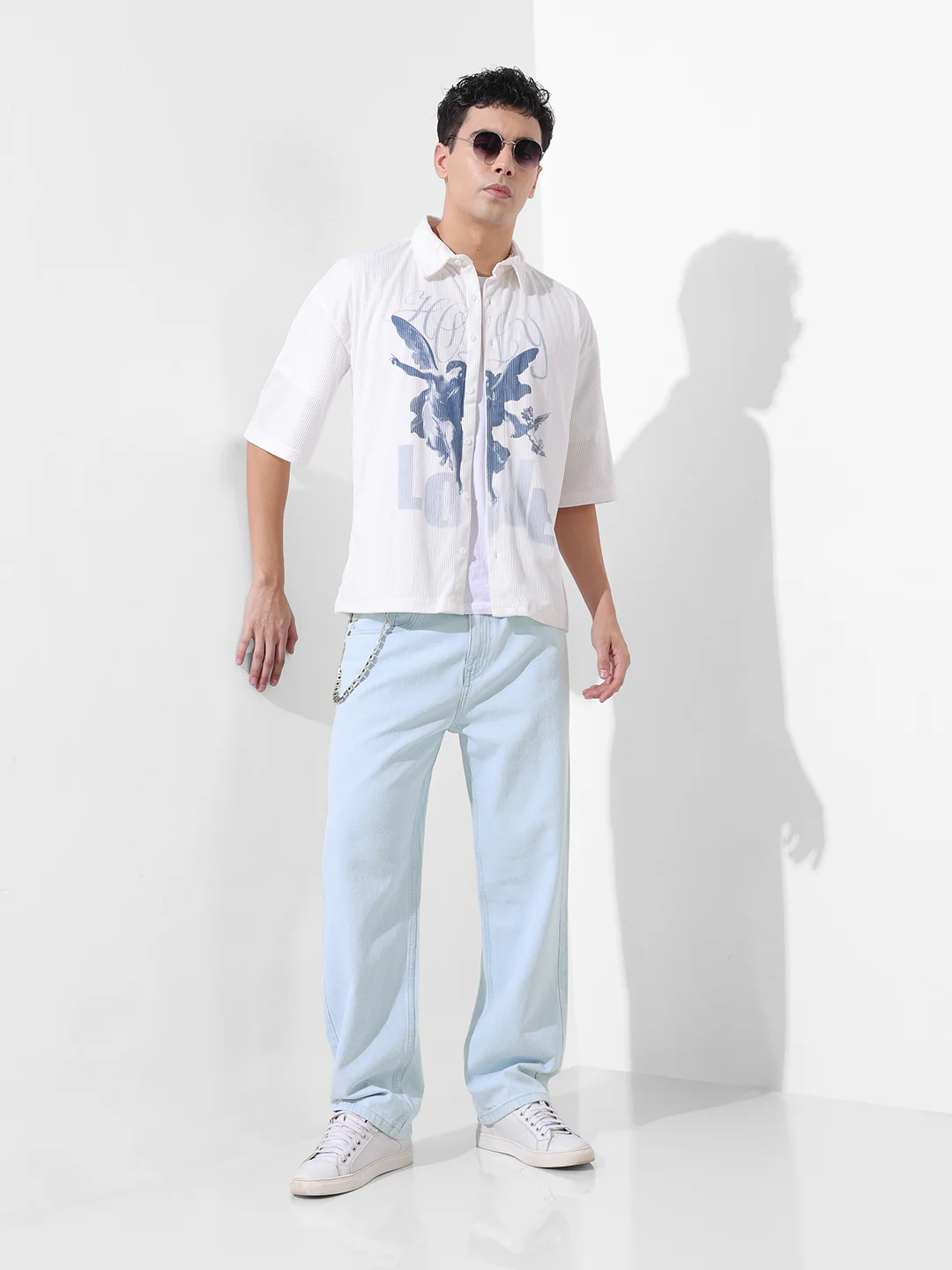 Men's Blue Relaxed Fit The Eternity Series Jeans - Image 2
