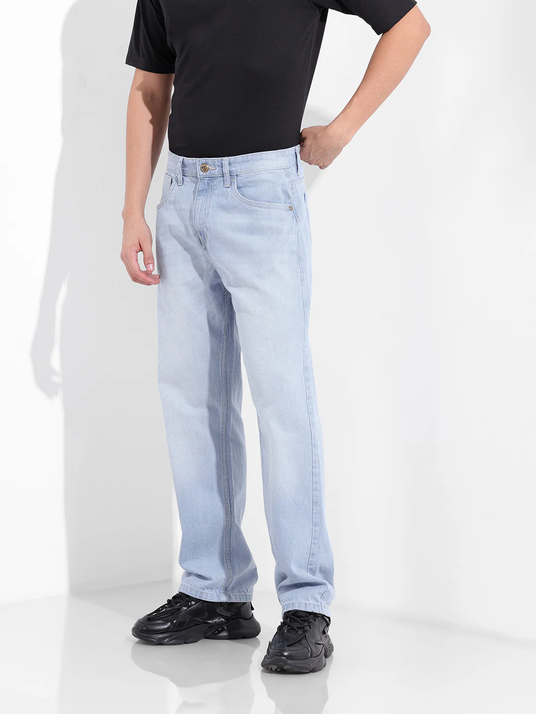 Men's Blue Relaxed Fit The Eternity Series Jeans - Image 3