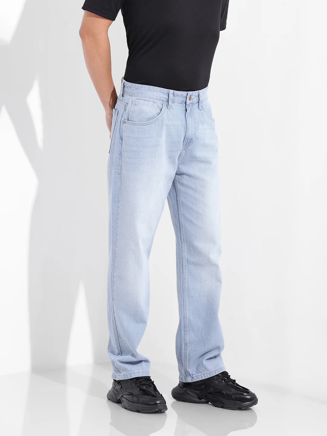 Men's Blue Relaxed Fit The Eternity Series Jeans - Image 4