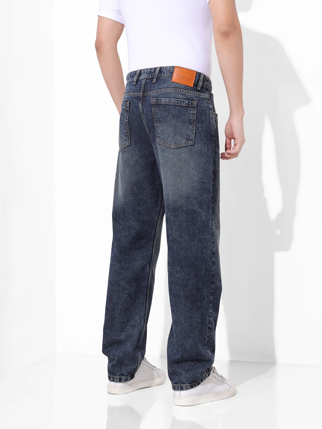 Men's Blue Relaxed Fit The Eternity Series Jeans - Image 5