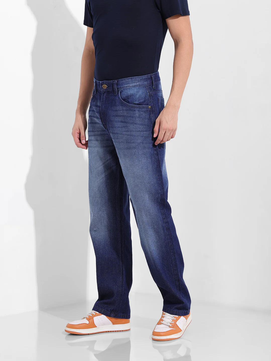 Men's Blue Relaxed Fit The Eternity Series Jeans - Image 3