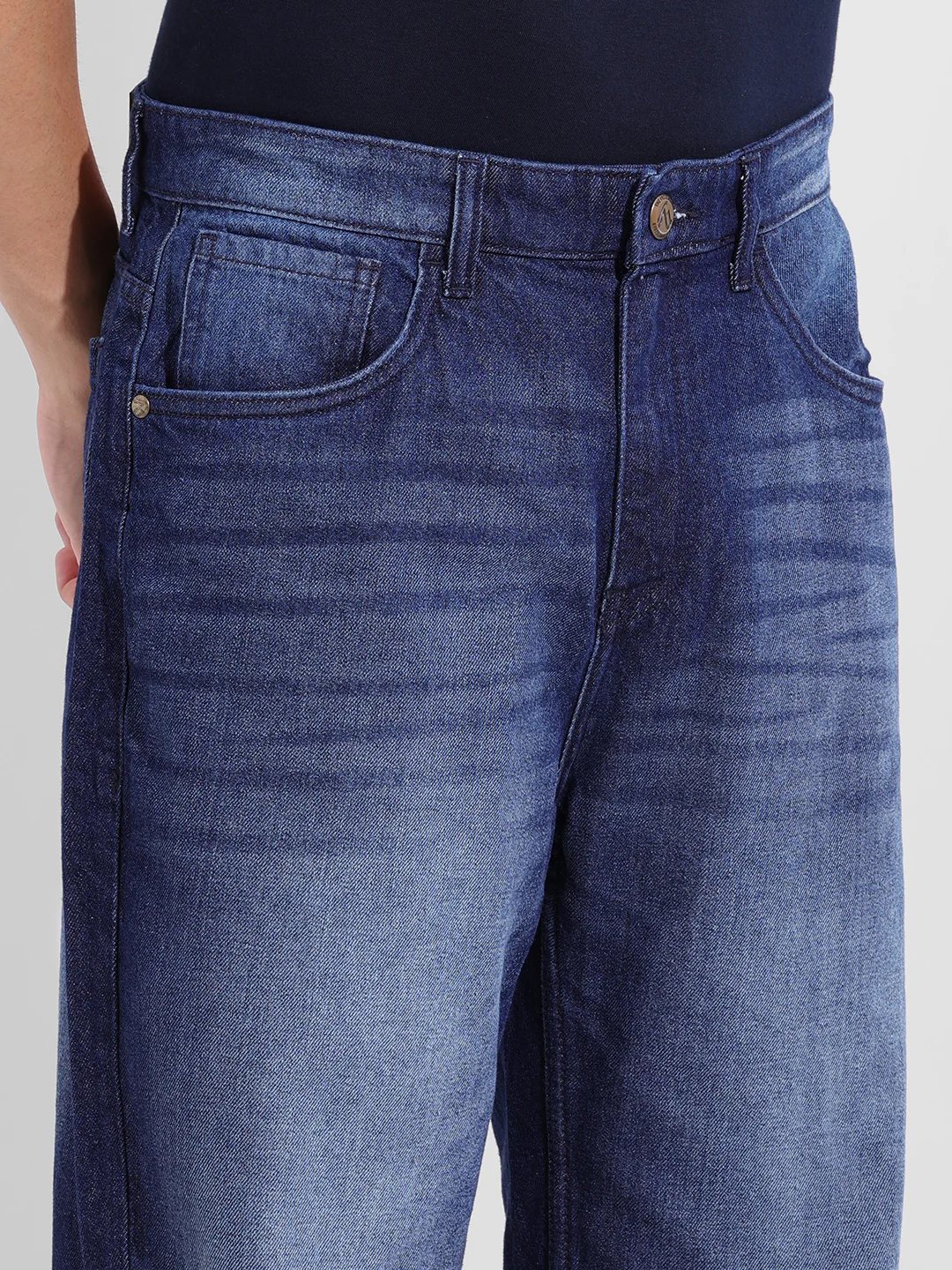 Men's Blue Relaxed Fit The Eternity Series Jeans - Image 5