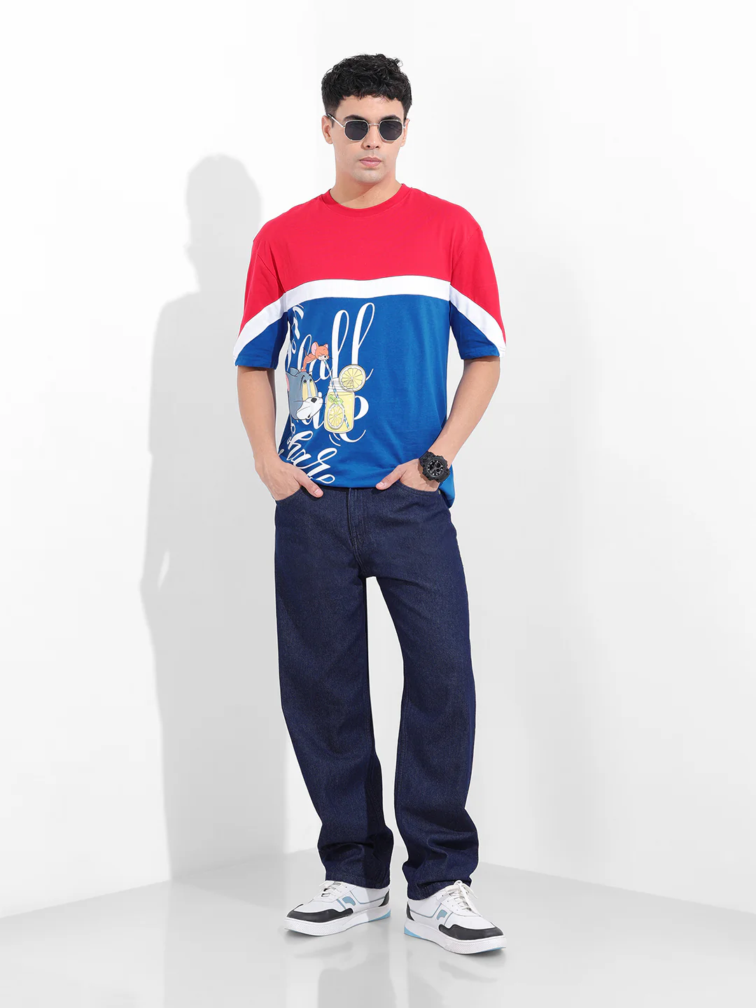 Men's Blue Relaxed Fit The Eternity Series Jeans - Image 6