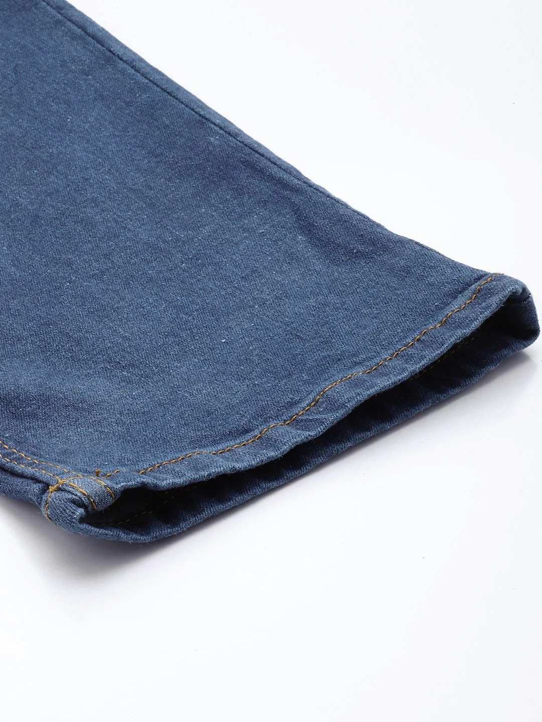 Men's Blue Slim Fit Solid Casual Jeans - Image 6