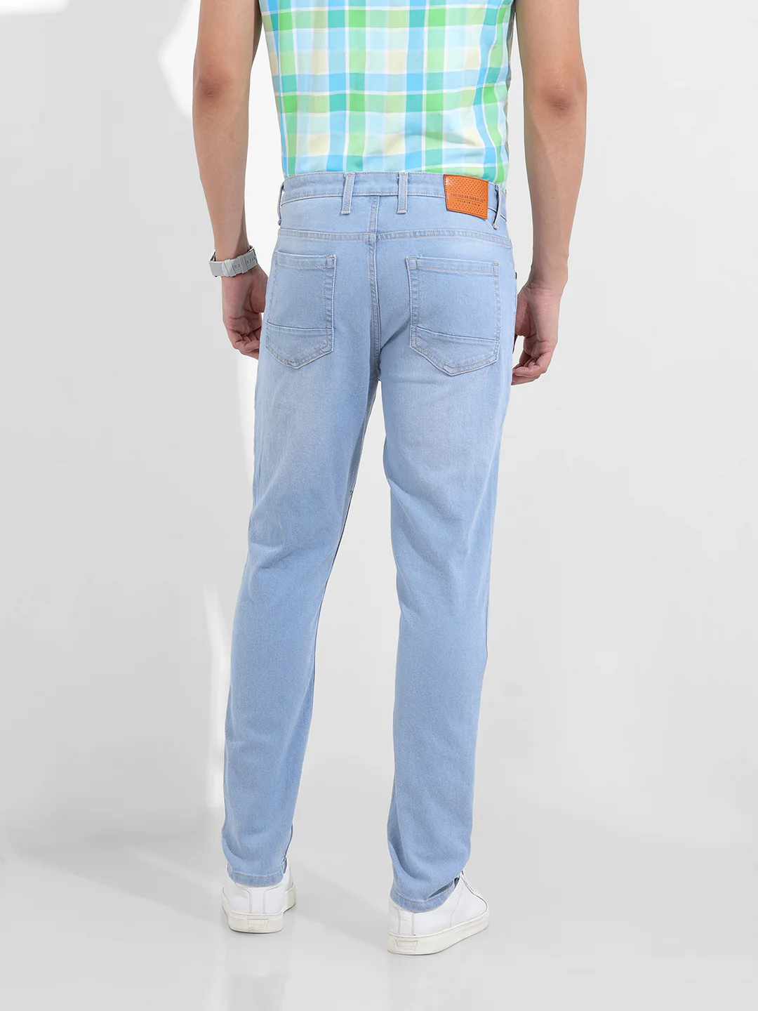 Men's Blue Slim Fit The Eternity Series Jeans - Image 4