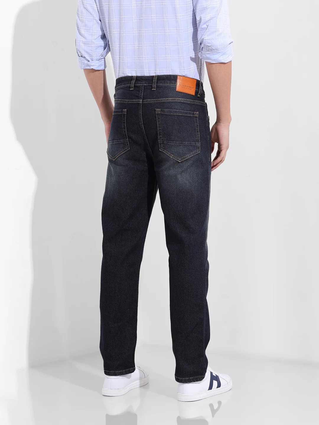 Men's Blue Slim Fit The Eternity Series Jeans - Image 6
