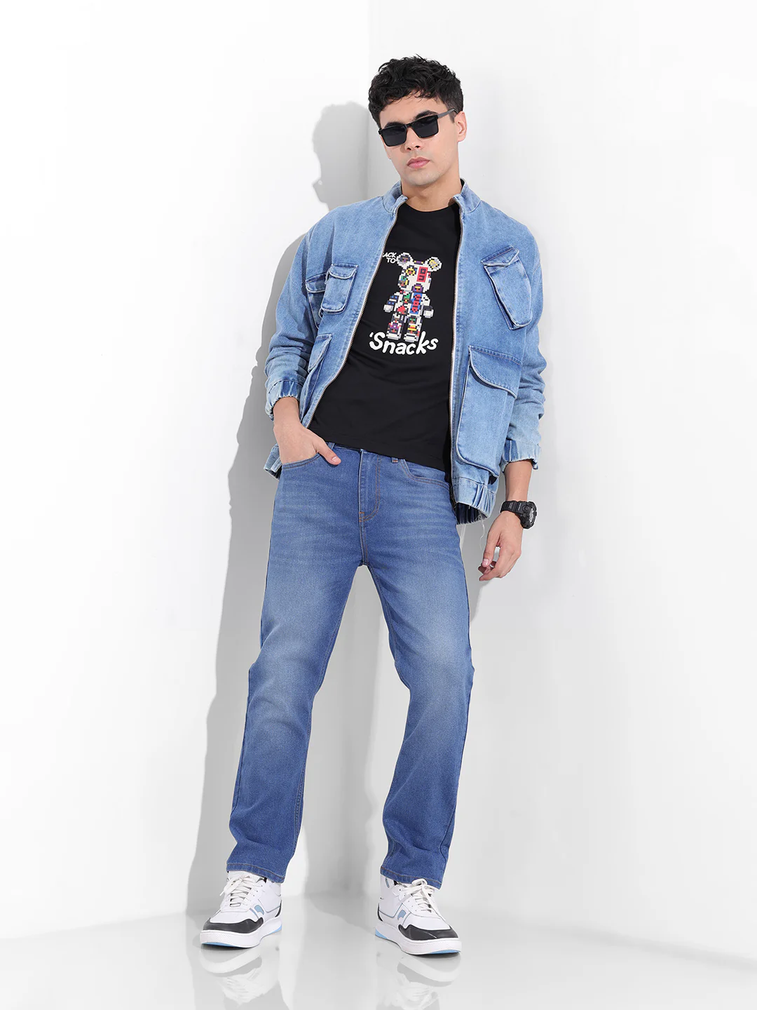 Men's Blue Slim Fit The Eternity Series Jeans - Image 2