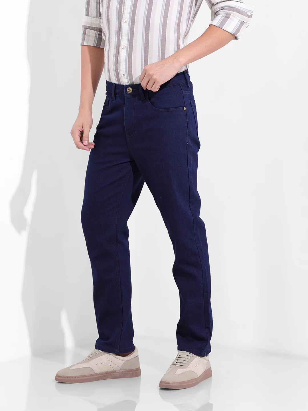Men's Blue Slim Fit The Eternity Series Jeans - Image 3