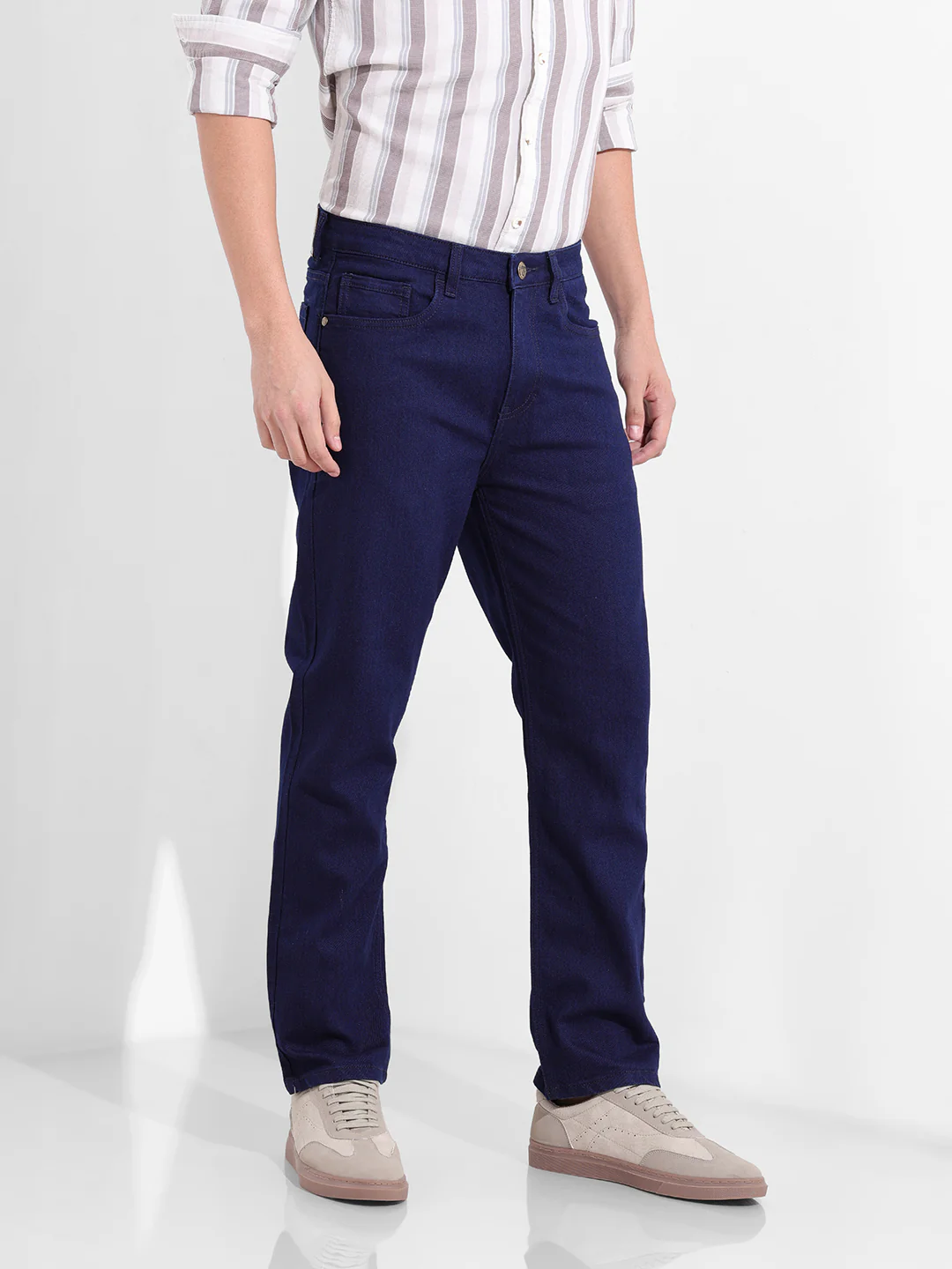 Men's Blue Slim Fit The Eternity Series Jeans - Image 4