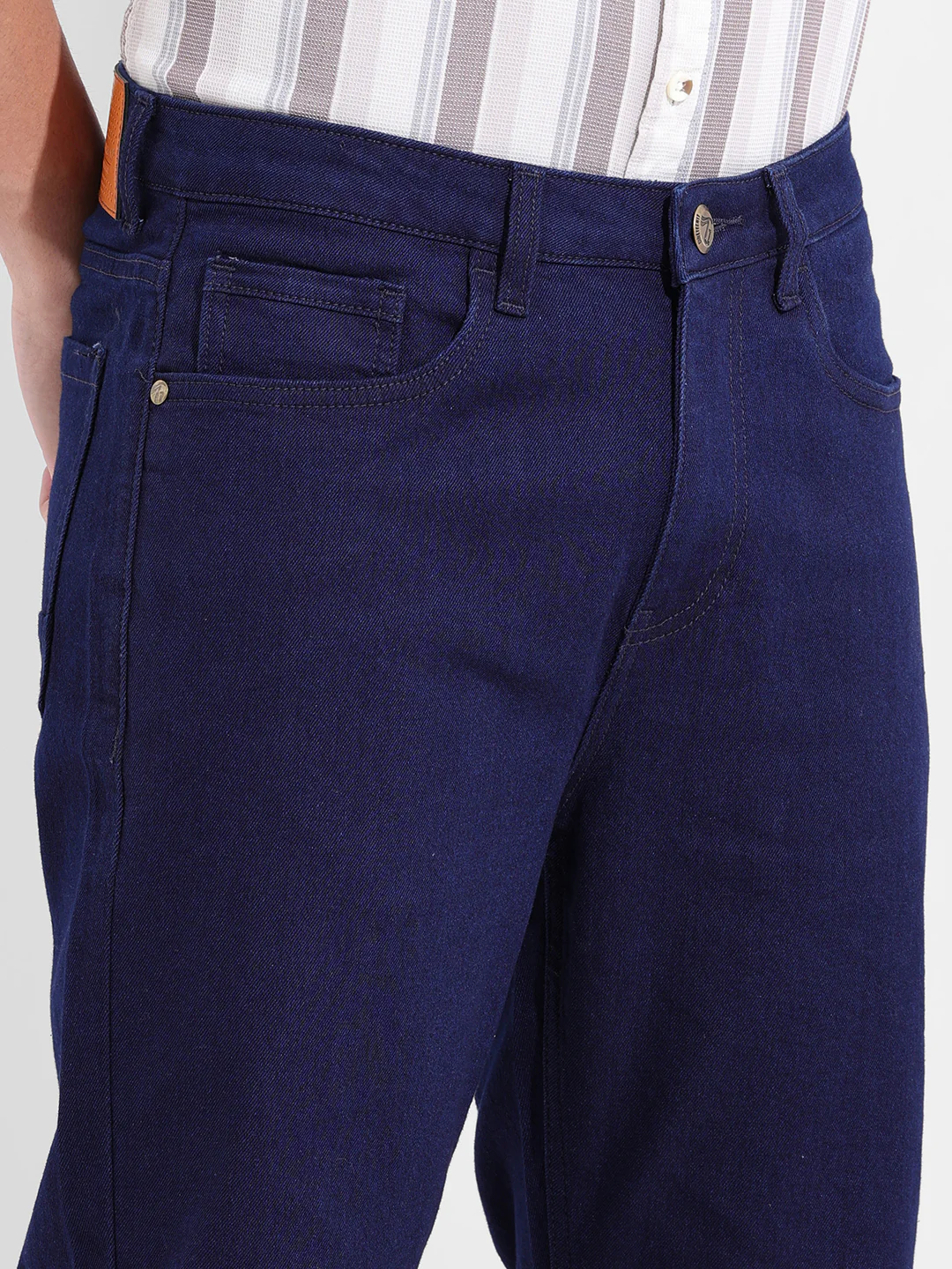 Men's Blue Slim Fit The Eternity Series Jeans - Image 5