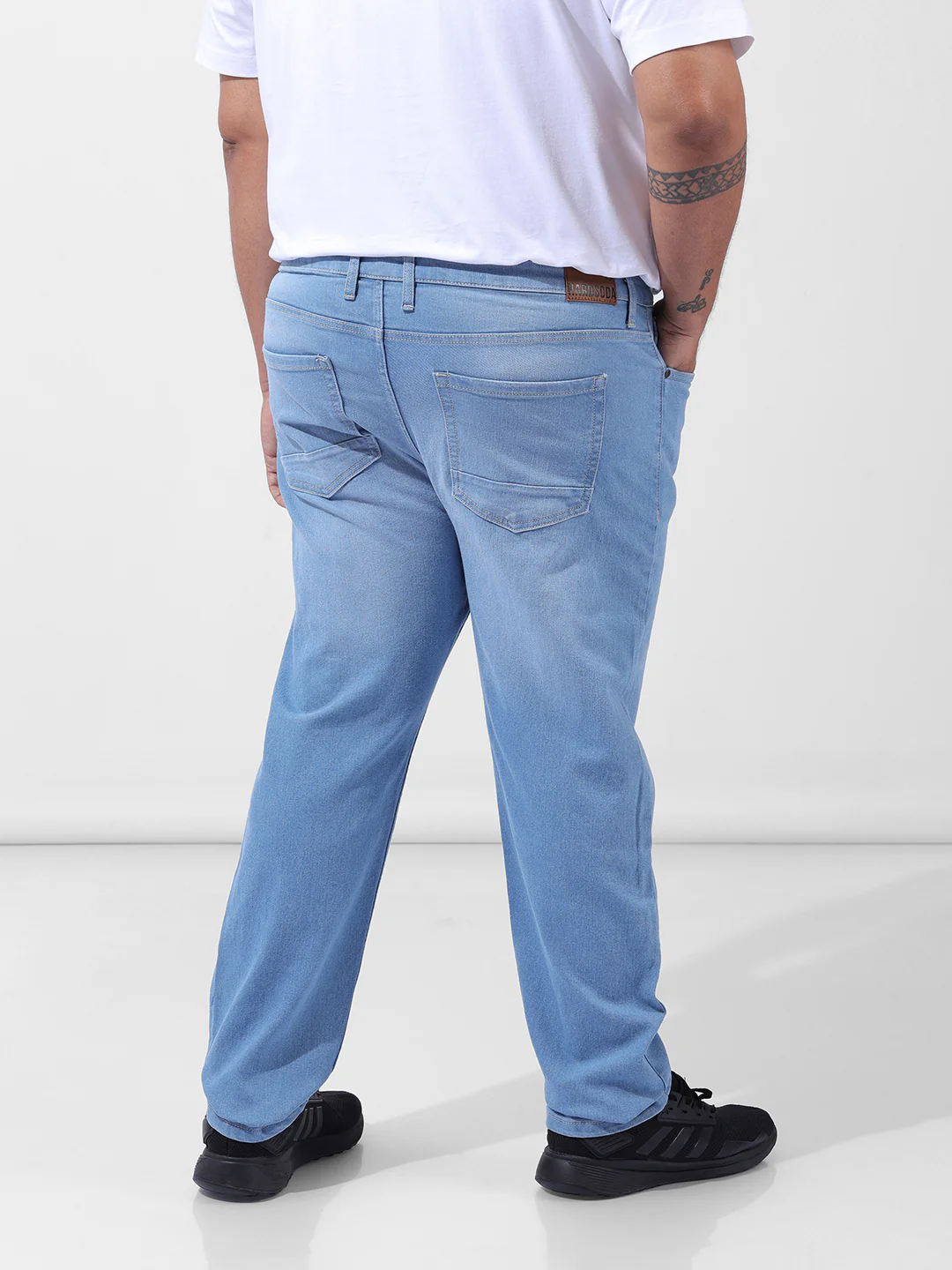Men's Blue Slim Fit Casual Jeans - Image 4