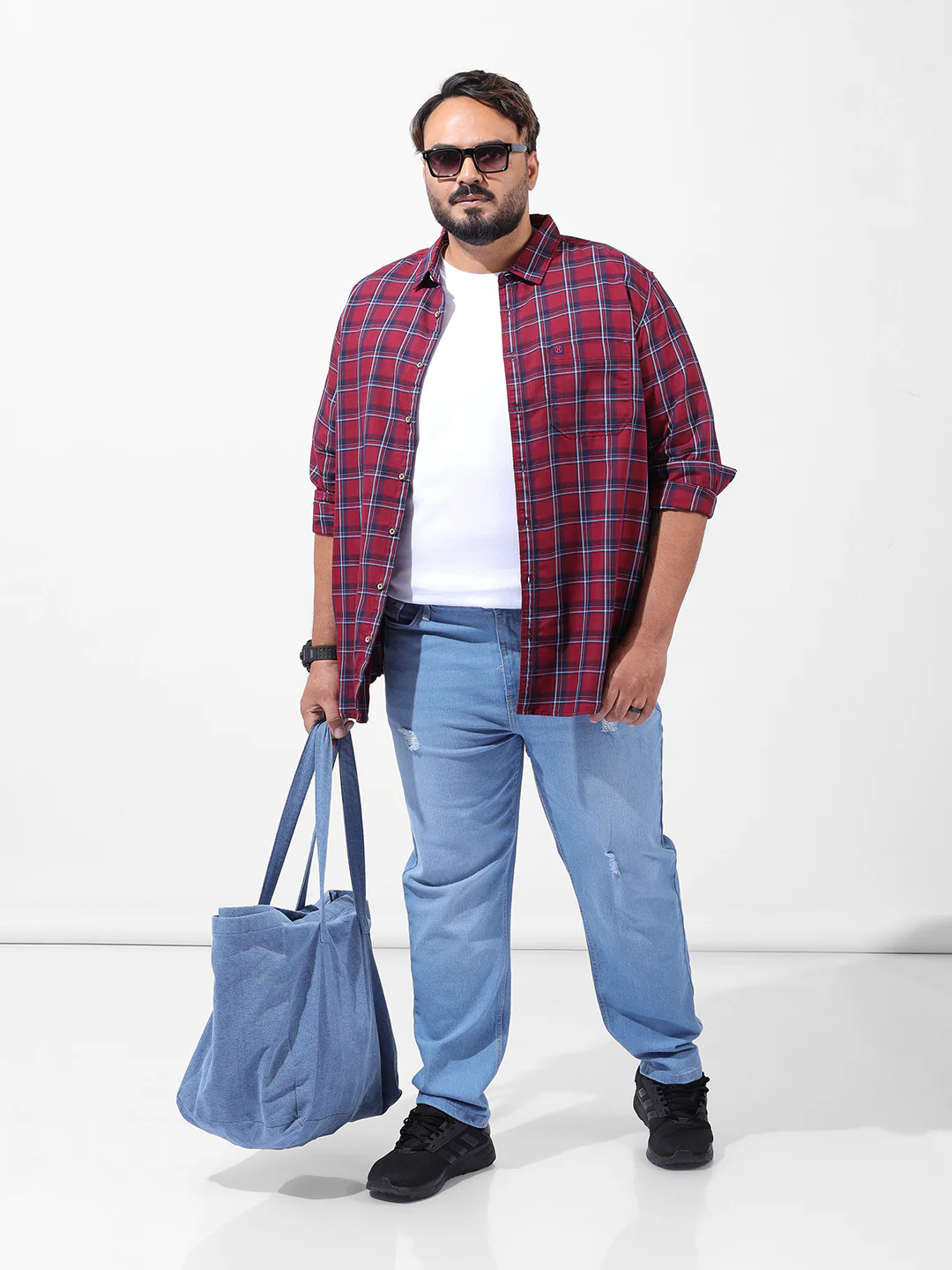 Men's Blue Slim Fit Casual Jeans - Image 6