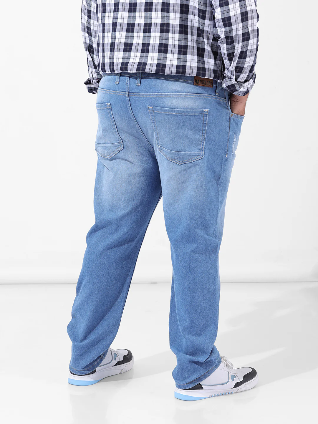 Men's Blue Slim Fit Casual Jeans - Image 4