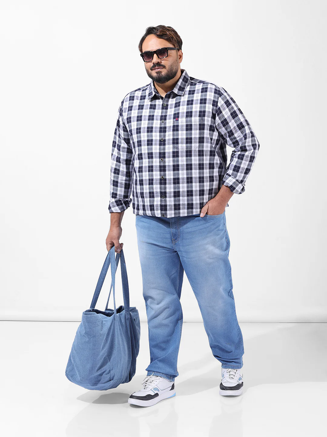 Men's Blue Slim Fit Casual Jeans - Image 6
