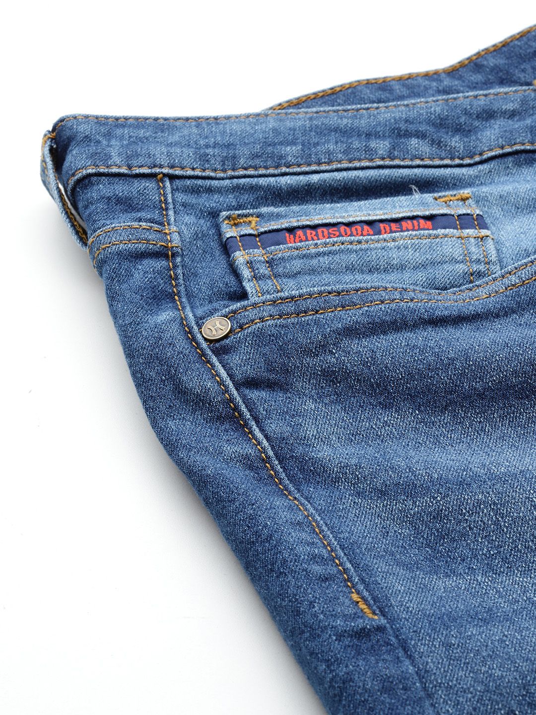 Men's Blue Slim Fit Casual Jeans - Image 7