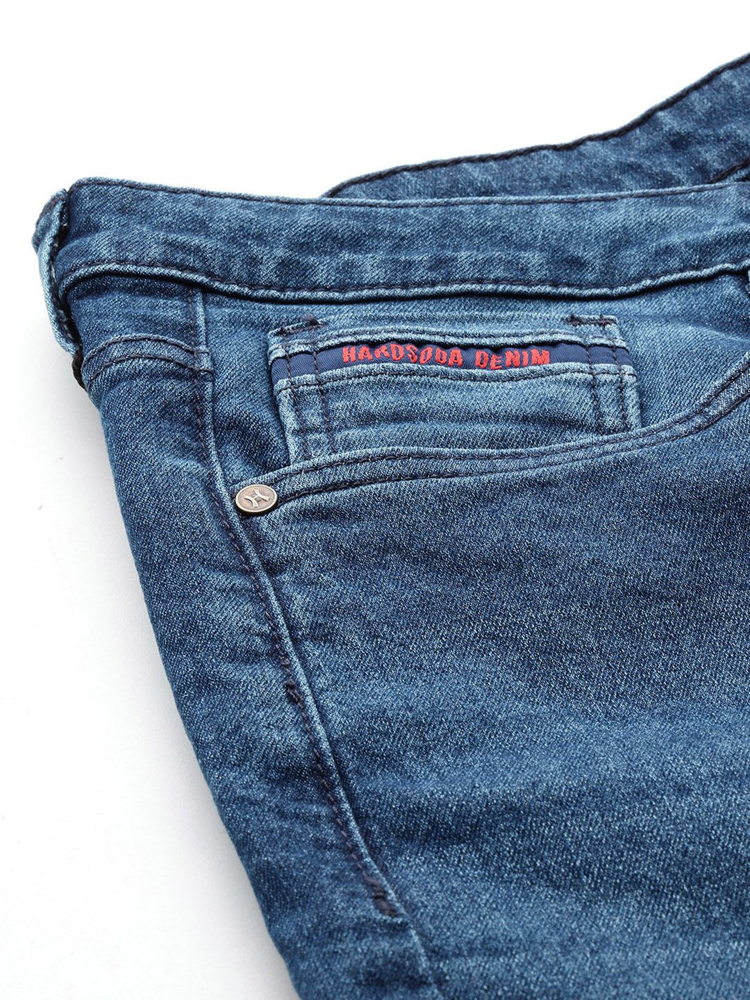 Men's Blue Slim Fit Casual Jeans - Image 5