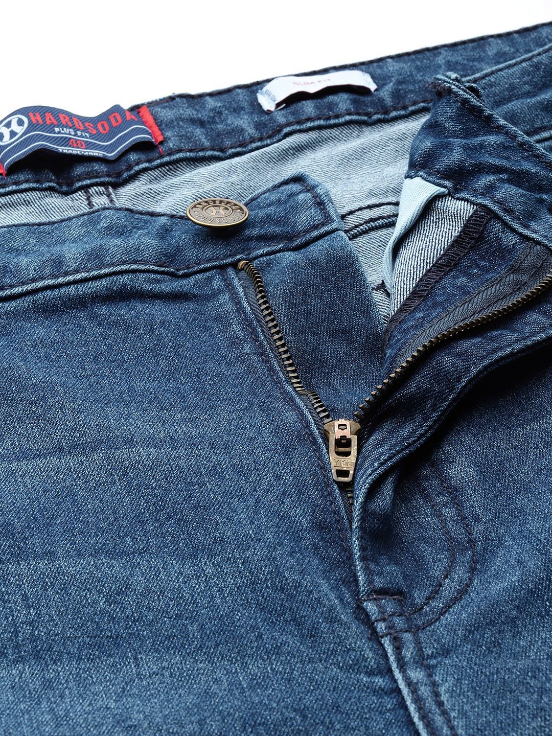 Men's Blue Slim Fit Casual Jeans - Image 6