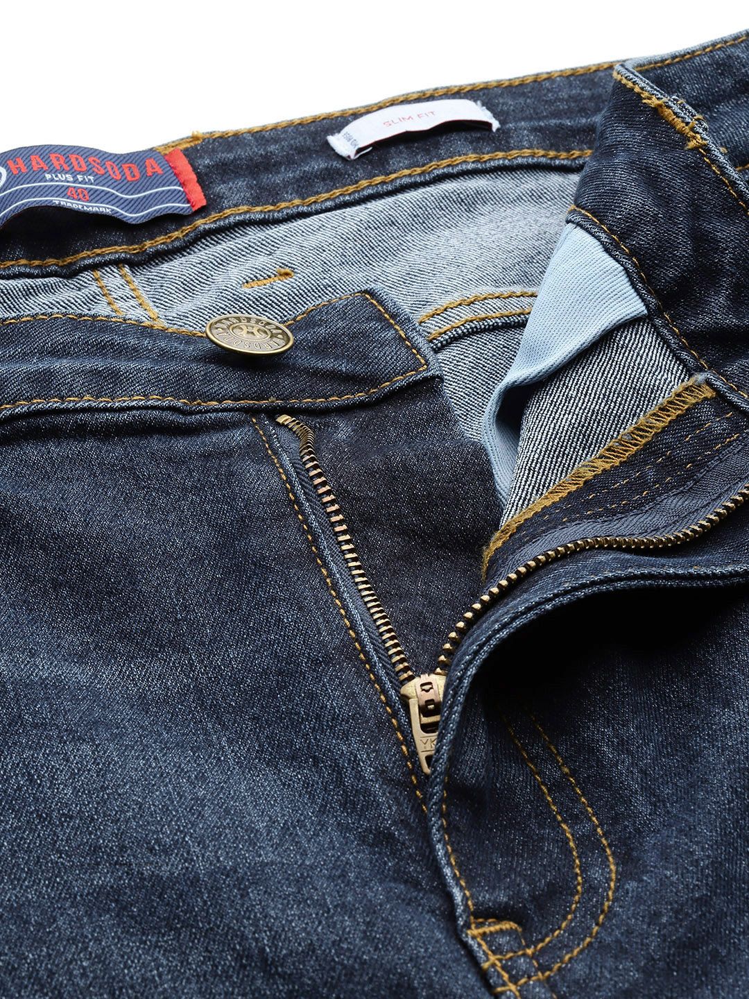 Men's Blue Slim Fit Casual Jeans - Image 5