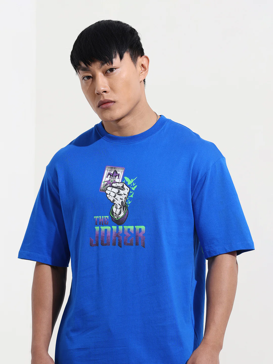 Men's Joker Graphic Printed Round Neck Cotton's Relaxed Fit T-shirt - Image 5