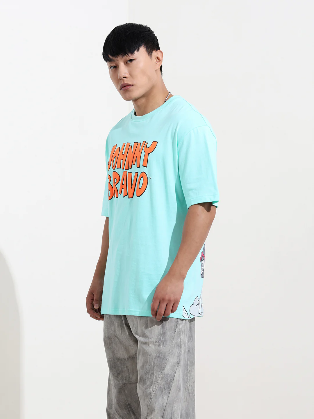 Men's Printed Boxy T-shirt - Image 3