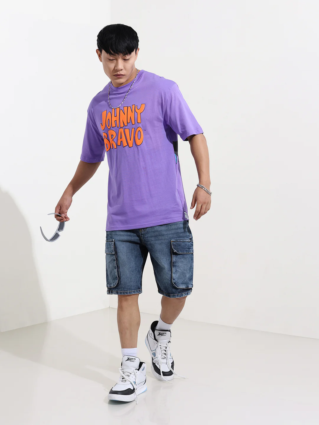 Men's Printed Raw Edge Boxy T-shirt - Image 2