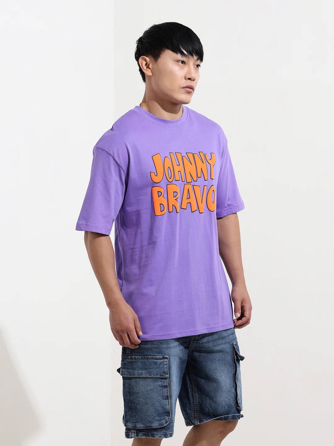 Men's Printed Raw Edge Boxy T-shirt - Image 4