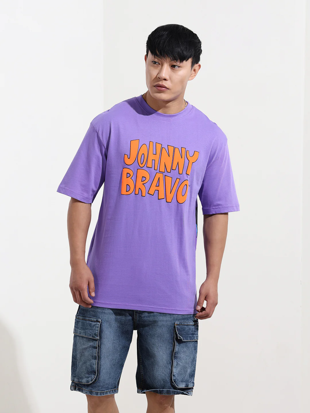 Men's Printed Raw Edge Boxy T-shirt - Image 6