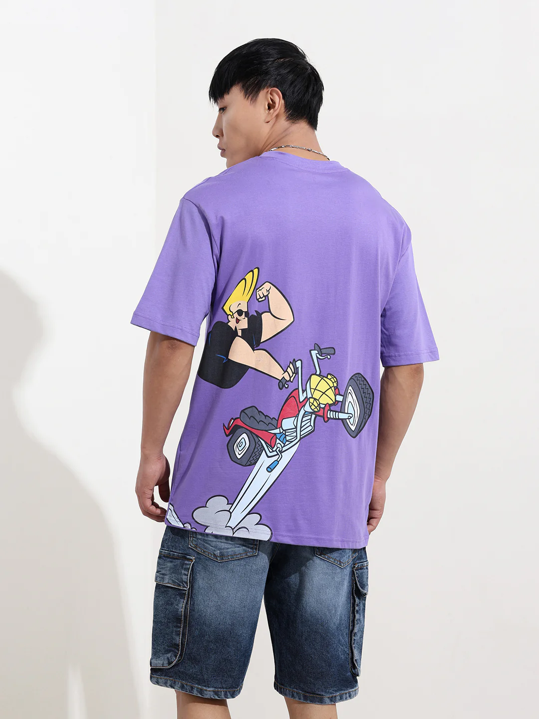 Men's Printed Raw Edge Boxy T-shirt - Image 7