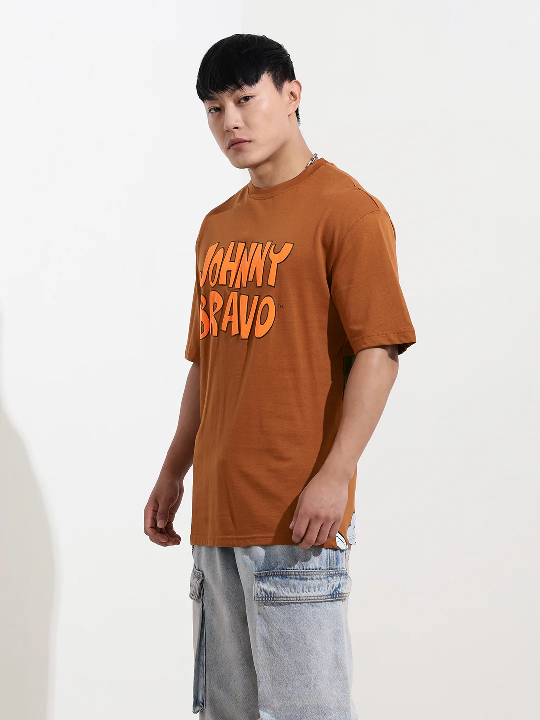 Men's Printed Applique Boxy T-shirt - Image 3
